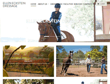 Tablet Screenshot of ellenecksteindressage.com